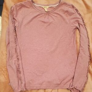 Matilda Jane Pink Ruffled Long Sleeve Blouse